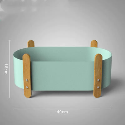 Nordic Iron Planter with Creative Minimalist Design