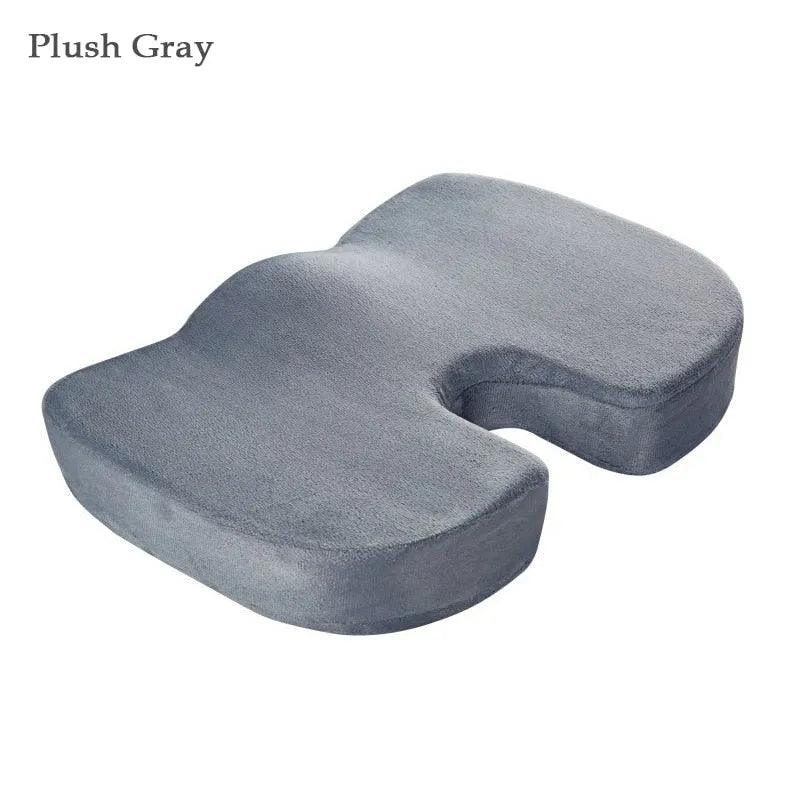 Orthopedics Hemorrhoids Seat Cushion Memory Foam Car Rebound Cushion Office Chair Lumbar Support Pain Relief Breathable Pillow - ItemBear.com