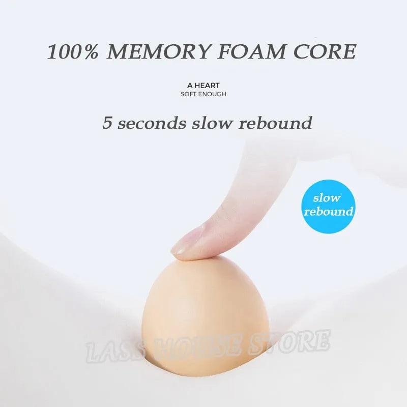 Orthopedics Hemorrhoids Seat Cushion Memory Foam Car Rebound Cushion Office Chair Lumbar Support Pain Relief Breathable Pillow - ItemBear.com
