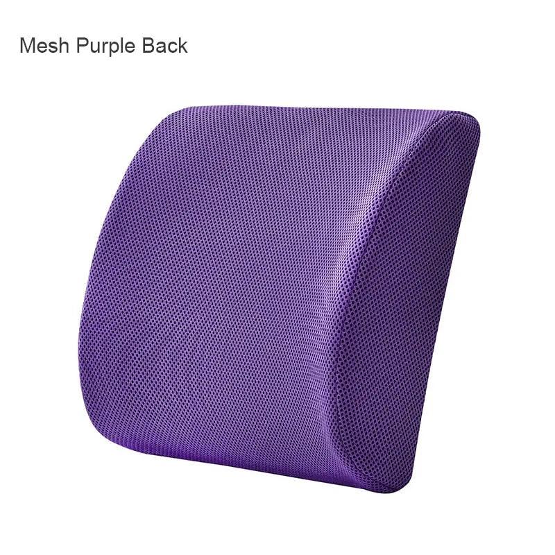 Orthopedics Hemorrhoids Seat Cushion Memory Foam Car Rebound Cushion Office Chair Lumbar Support Pain Relief Breathable Pillow - ItemBear.com