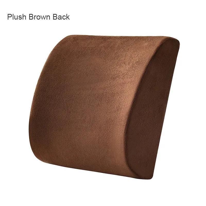 Orthopedics Hemorrhoids Seat Cushion Memory Foam Car Rebound Cushion Office Chair Lumbar Support Pain Relief Breathable Pillow - ItemBear.com