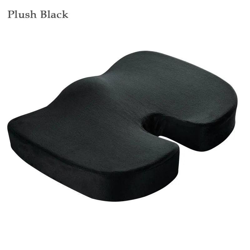 Orthopedics Hemorrhoids Seat Cushion Memory Foam Car Rebound Cushion Office Chair Lumbar Support Pain Relief Breathable Pillow - ItemBear.com