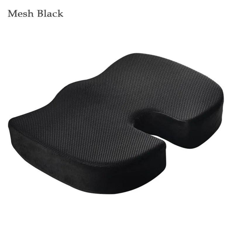 Orthopedics Hemorrhoids Seat Cushion Memory Foam Car Rebound Cushion Office Chair Lumbar Support Pain Relief Breathable Pillow - ItemBear.com