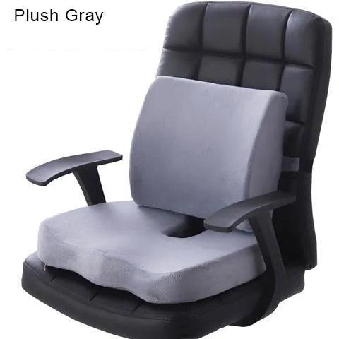 Orthopedics Hemorrhoids Seat Cushion Memory Foam Car Rebound Cushion Office Chair Lumbar Support Pain Relief Breathable Pillow - ItemBear.com