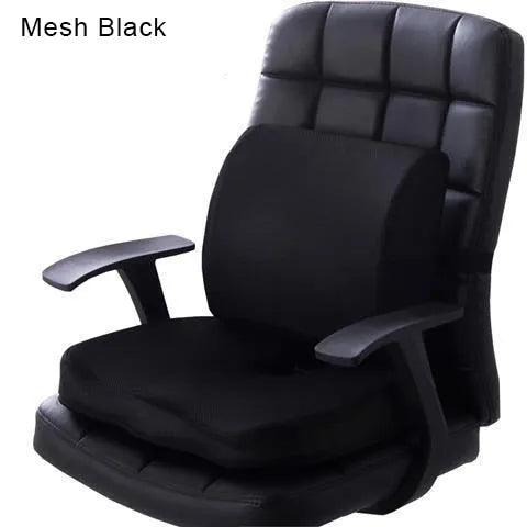 Orthopedics Hemorrhoids Seat Cushion Memory Foam Car Rebound Cushion Office Chair Lumbar Support Pain Relief Breathable Pillow - ItemBear.com