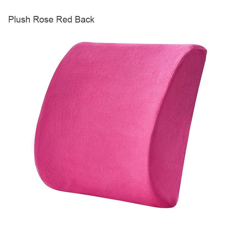 Orthopedics Hemorrhoids Seat Cushion Memory Foam Car Rebound Cushion Office Chair Lumbar Support Pain Relief Breathable Pillow - ItemBear.com