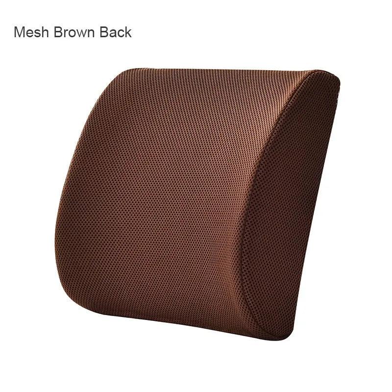 Orthopedics Hemorrhoids Seat Cushion Memory Foam Car Rebound Cushion Office Chair Lumbar Support Pain Relief Breathable Pillow - ItemBear.com