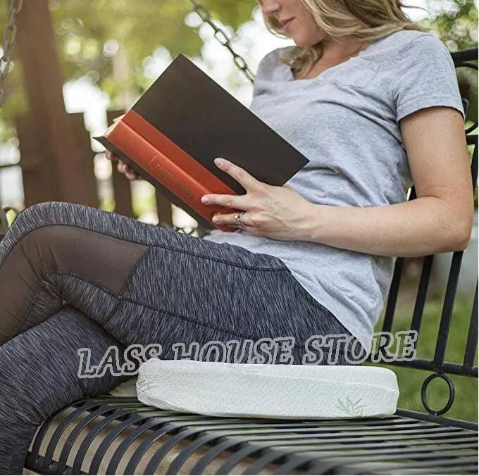 Orthopedics Hemorrhoids Seat Cushion Memory Foam Car Rebound Cushion Office Chair Lumbar Support Pain Relief Breathable Pillow - ItemBear.com