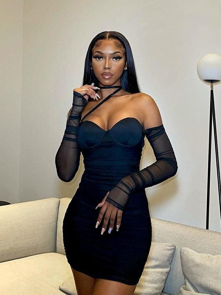 Paola Backless Mini Dress - ItemBear.com