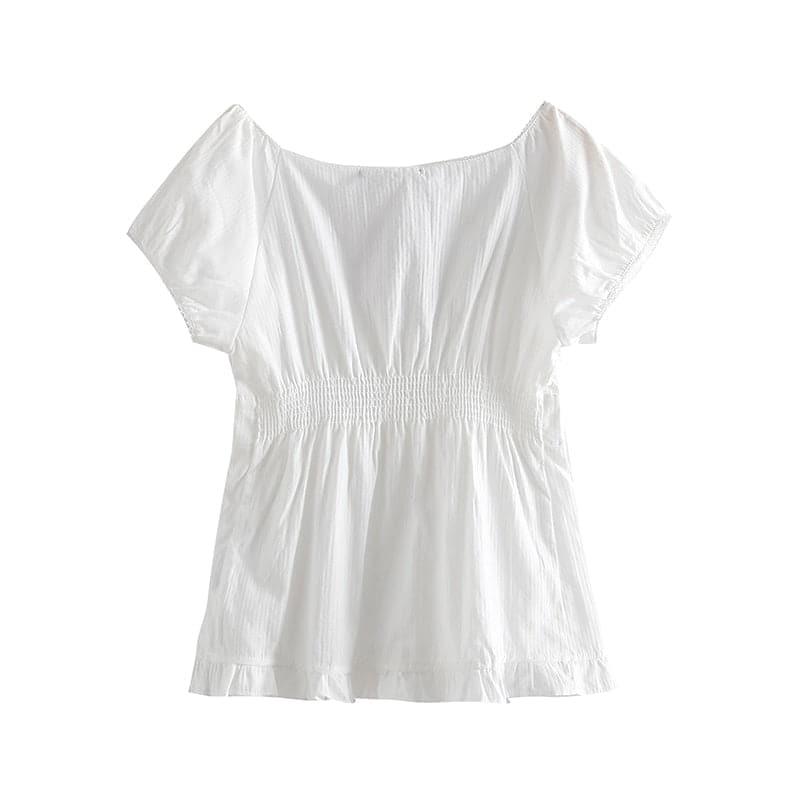 Petite Sweet Summer Puff Sleeve Top - ItemBear.com