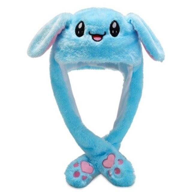 Plush Hat with Movable Ears and LED Light - Funny Soft Toy - ItemBear.com