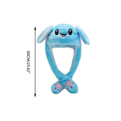 Plush Hat with Movable Ears and LED Light - Funny Soft Toy - ItemBear.com