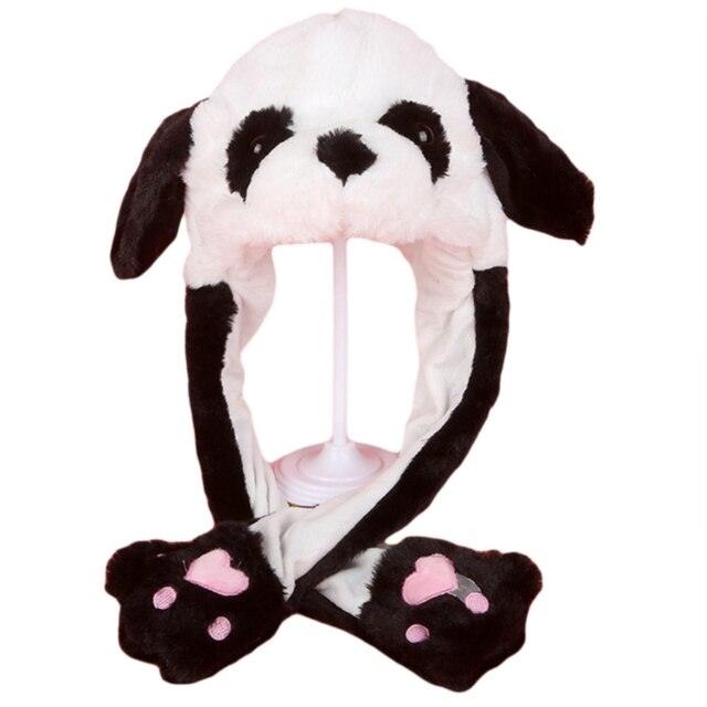 Plush Hat with Movable Ears and LED Light - Funny Soft Toy - ItemBear.com