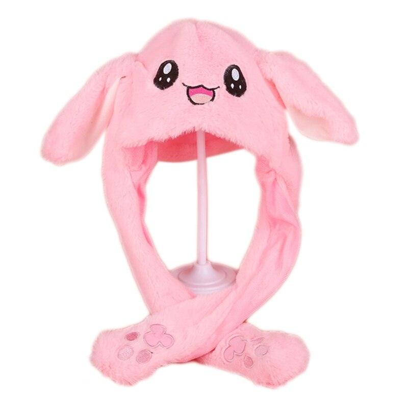 Plush Hat with Movable Ears and LED Light - Funny Soft Toy - ItemBear.com