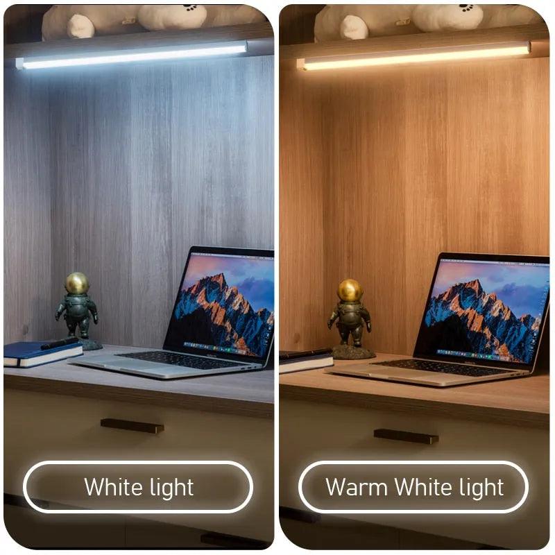 Plutus-Quinn LED Night Lights Wireless Motion Sensor Wall Light USB Rechargeable Kitchen Cabinet Corridor Night Lamp For Bedroom - ItemBear.com