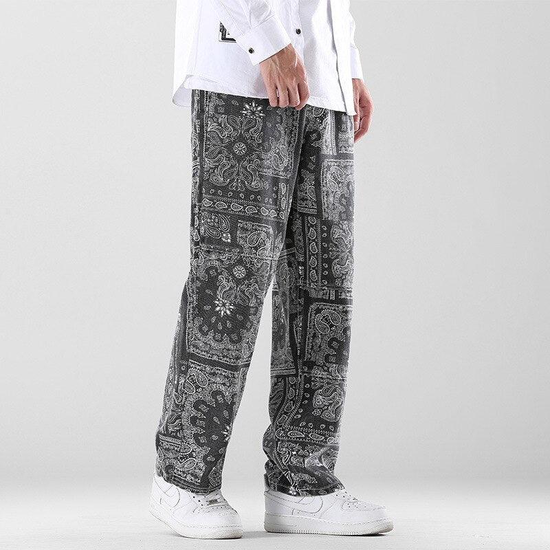 Printed Men's Loose Pants - ItemBear.com