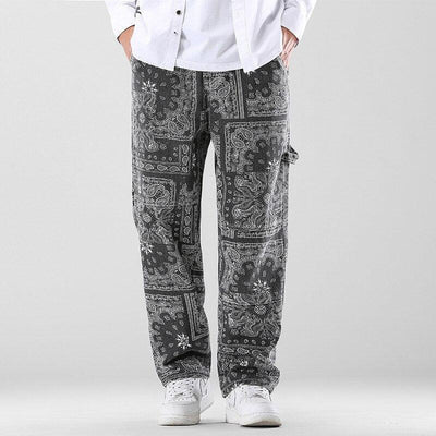Printed Men's Loose Pants - ItemBear.com