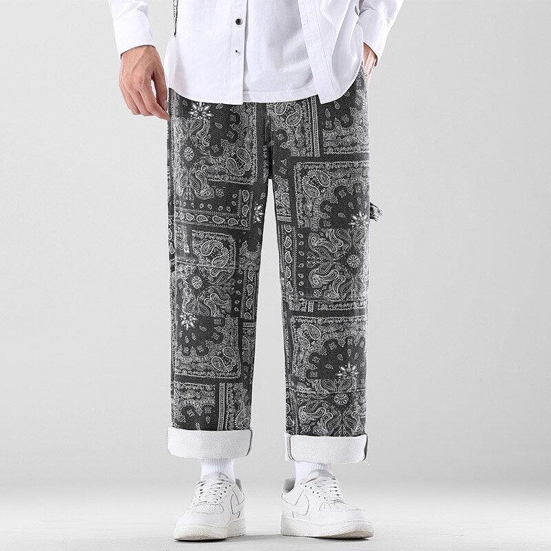Printed Men's Loose Pants - ItemBear.com