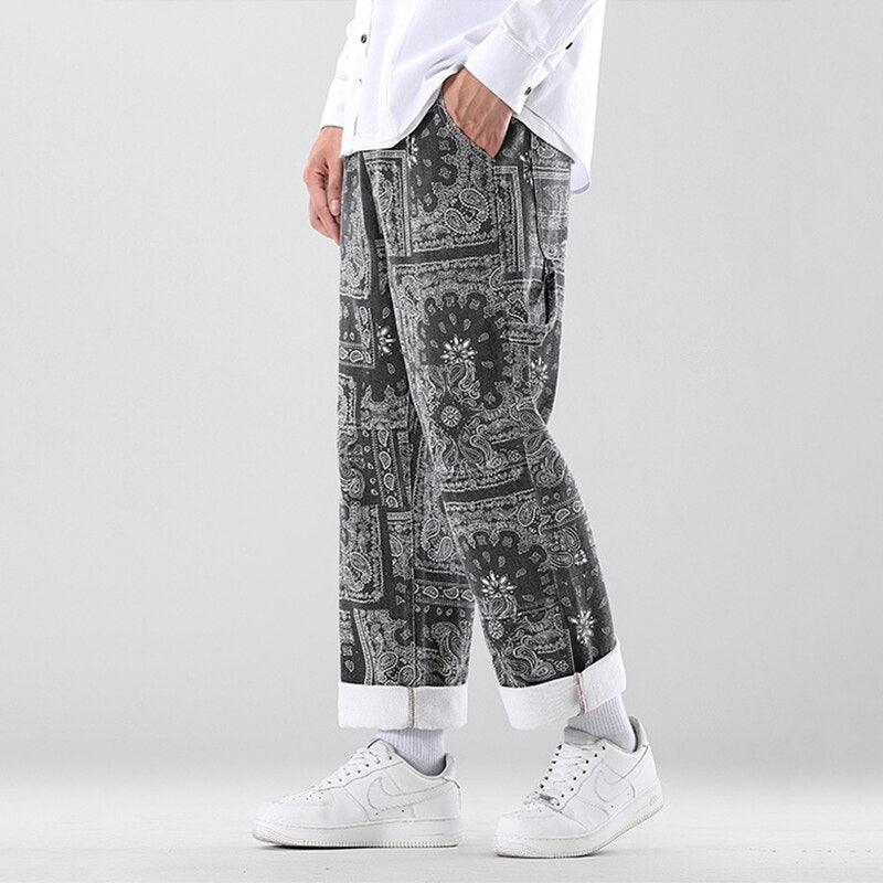 Printed Men's Loose Pants - ItemBear.com