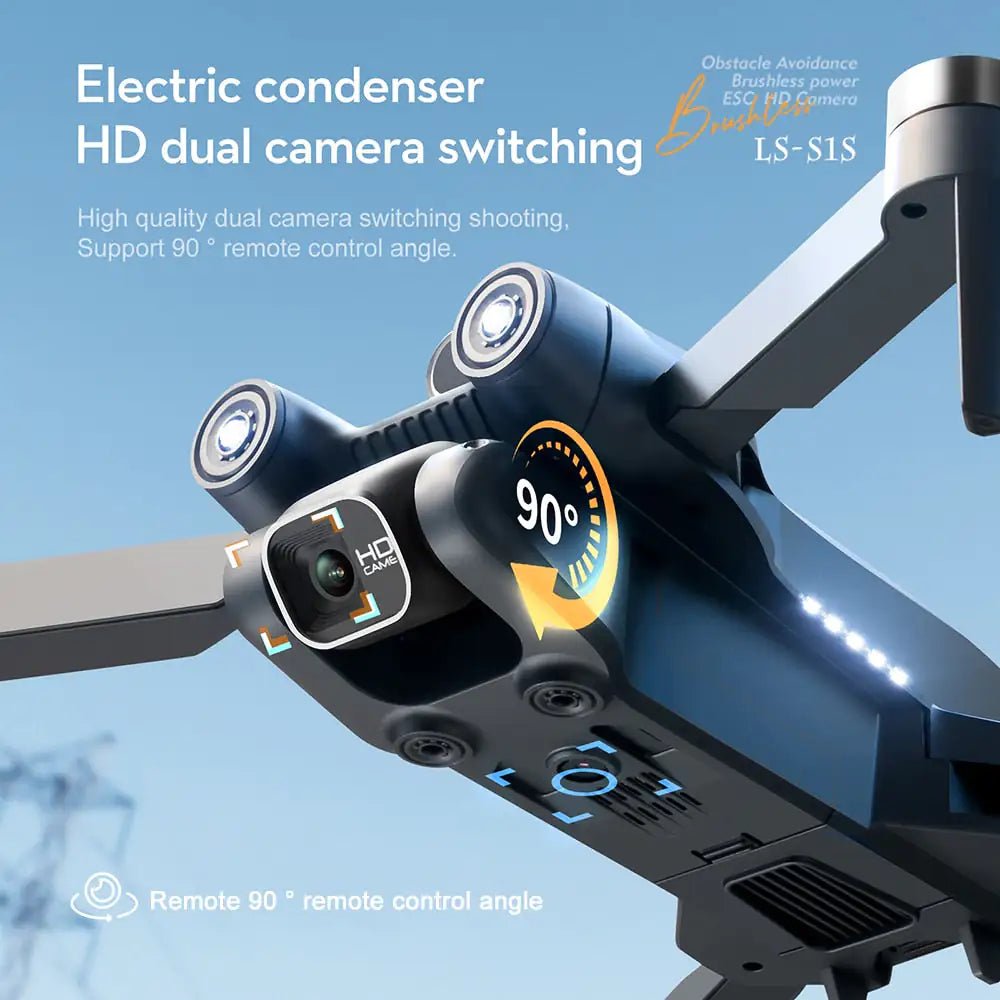 Professional 8K/6K/4K HD Quadcopter S1S Drone with Intelligent Obstacle Avoidance - ItemBear.com