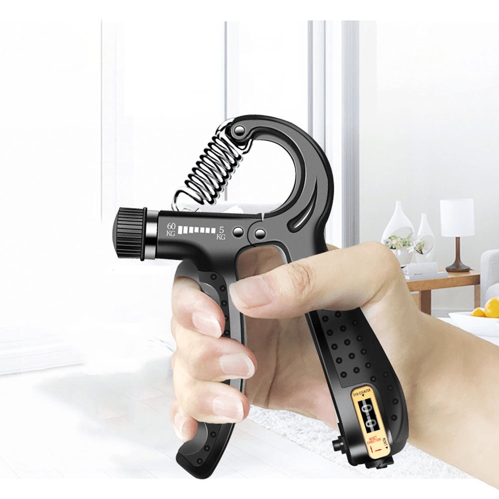 R-Shape Counting Hand Grip Wrist Training Device - ItemBear.com