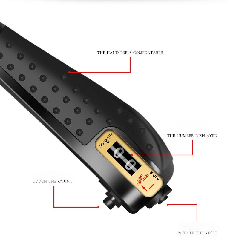 R-Shape Counting Hand Grip Wrist Training Device - ItemBear.com