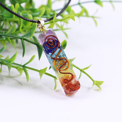 Rainbow Chakra Energy Necklace - ItemBear.com