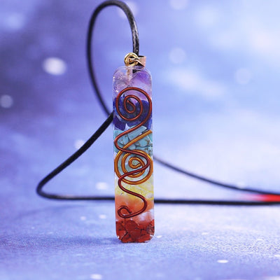 Rainbow Chakra Energy Necklace - ItemBear.com