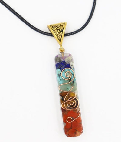Rainbow Chakra Energy Necklace - ItemBear.com