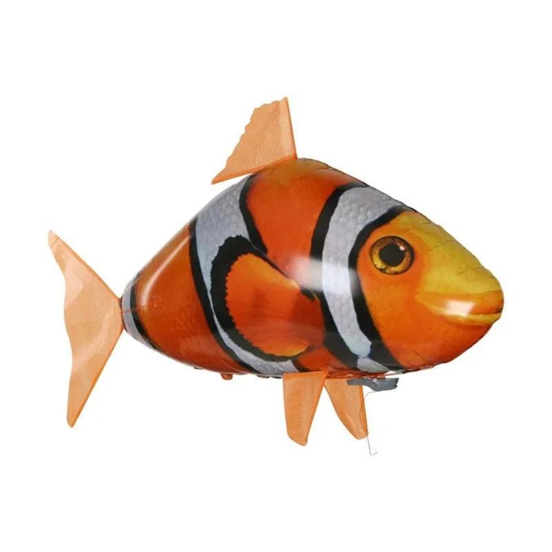Remote Control Shark Toy Air Swimming Fish RC Animal Toy Infrared RC Flying Toys Air Balloons Clown Fish Gifts Party Decoration - ItemBear.com