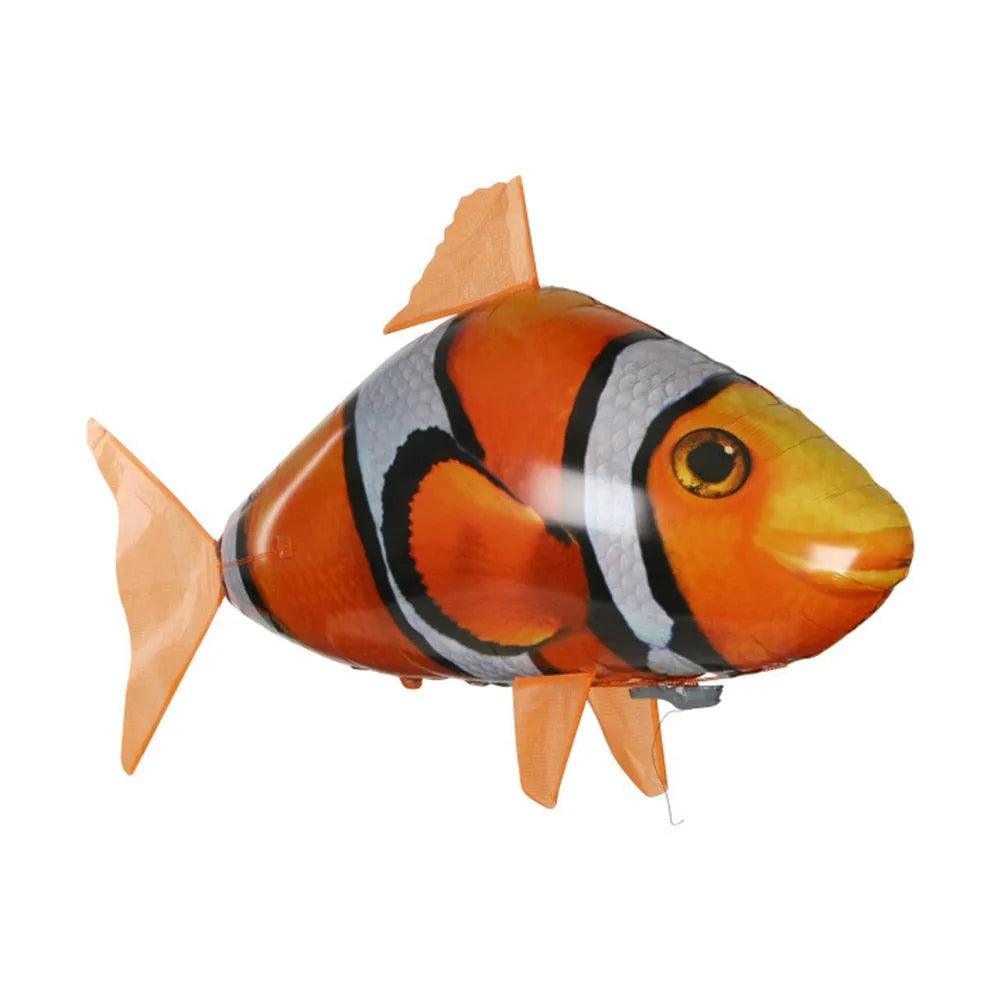 Remote Control Shark Toy Air Swimming Fish RC Animal Toy Infrared RC Flying Toys Air Balloons Clown Fish Gifts Party Decoration - ItemBear.com