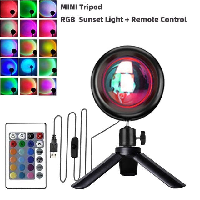 RGB Sunset Light Lamp - ItemBear.com