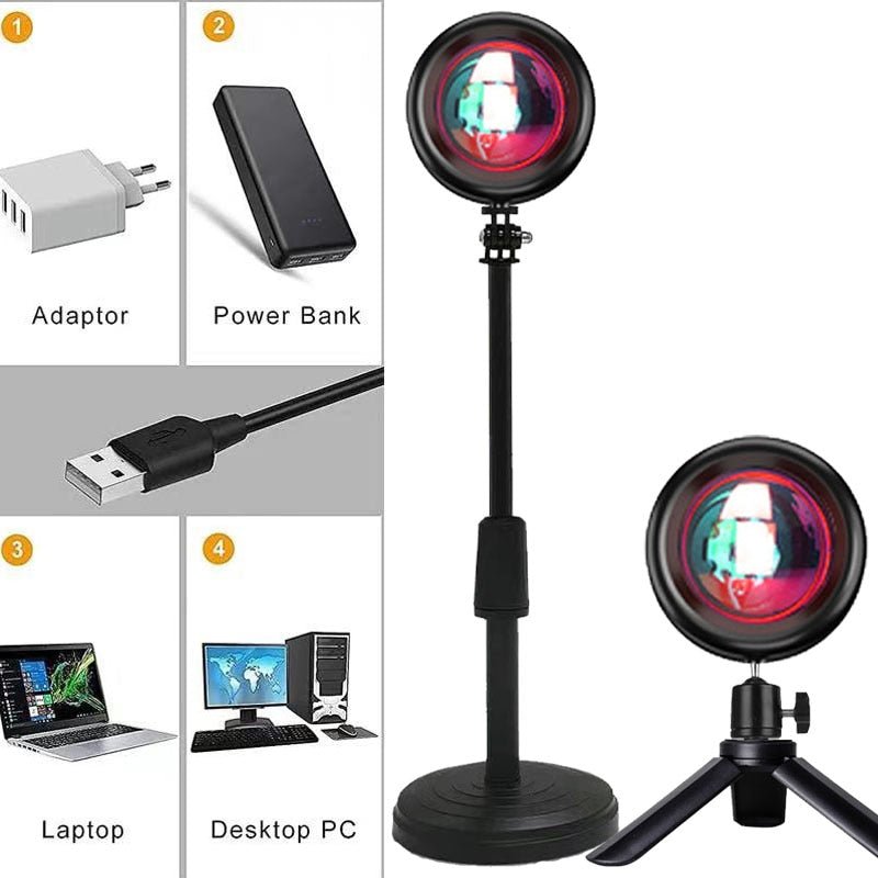 RGB Sunset Light Lamp - ItemBear.com