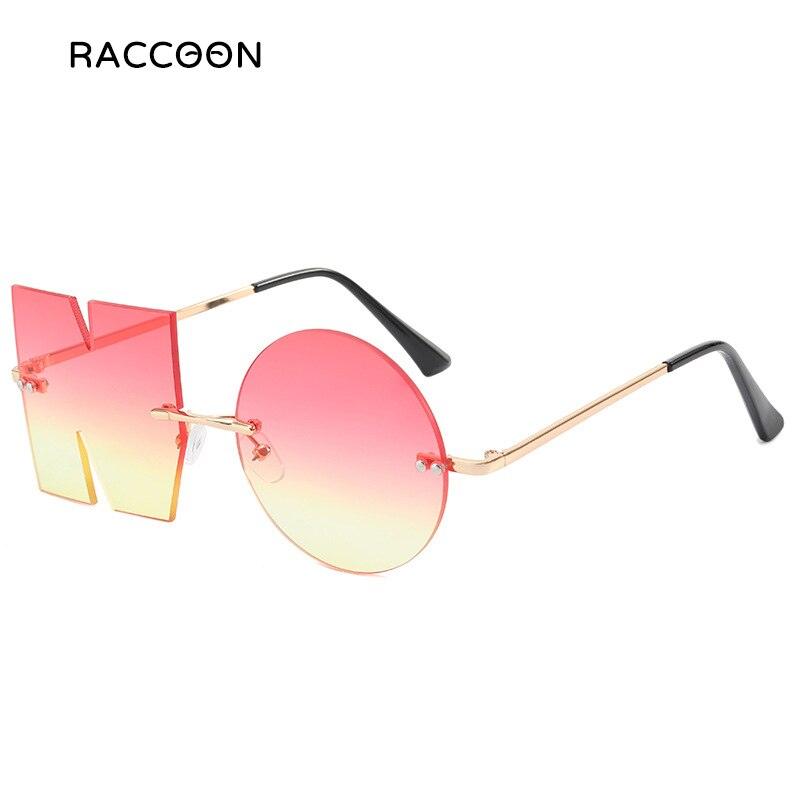 Rimless NO Letter Sunglasses - ItemBear.com