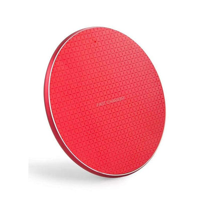 Round Wireless Ultra-Thin Charger New Product 10W Aluminum Alloy Mobile Phone Wireless Charger Gift Android Apple Universal - ItemBear.com