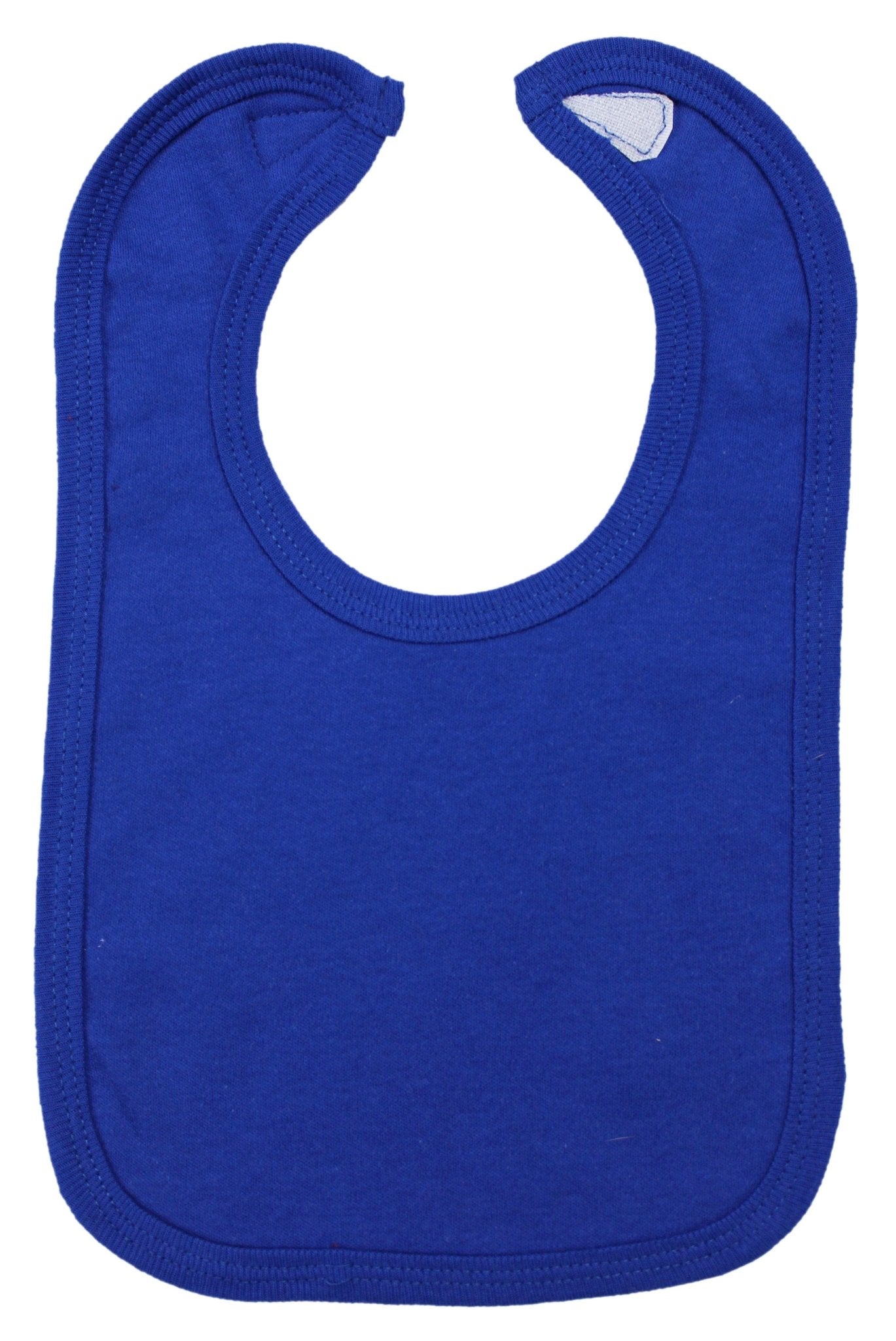 Royal Blue Interlock Bib - ItemBear.com