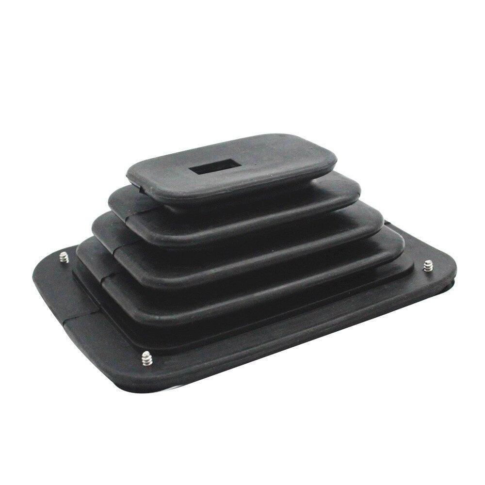 Rubber Shifter Boot With Chrome Plate 5 5/8 X 6 - ItemBear.com