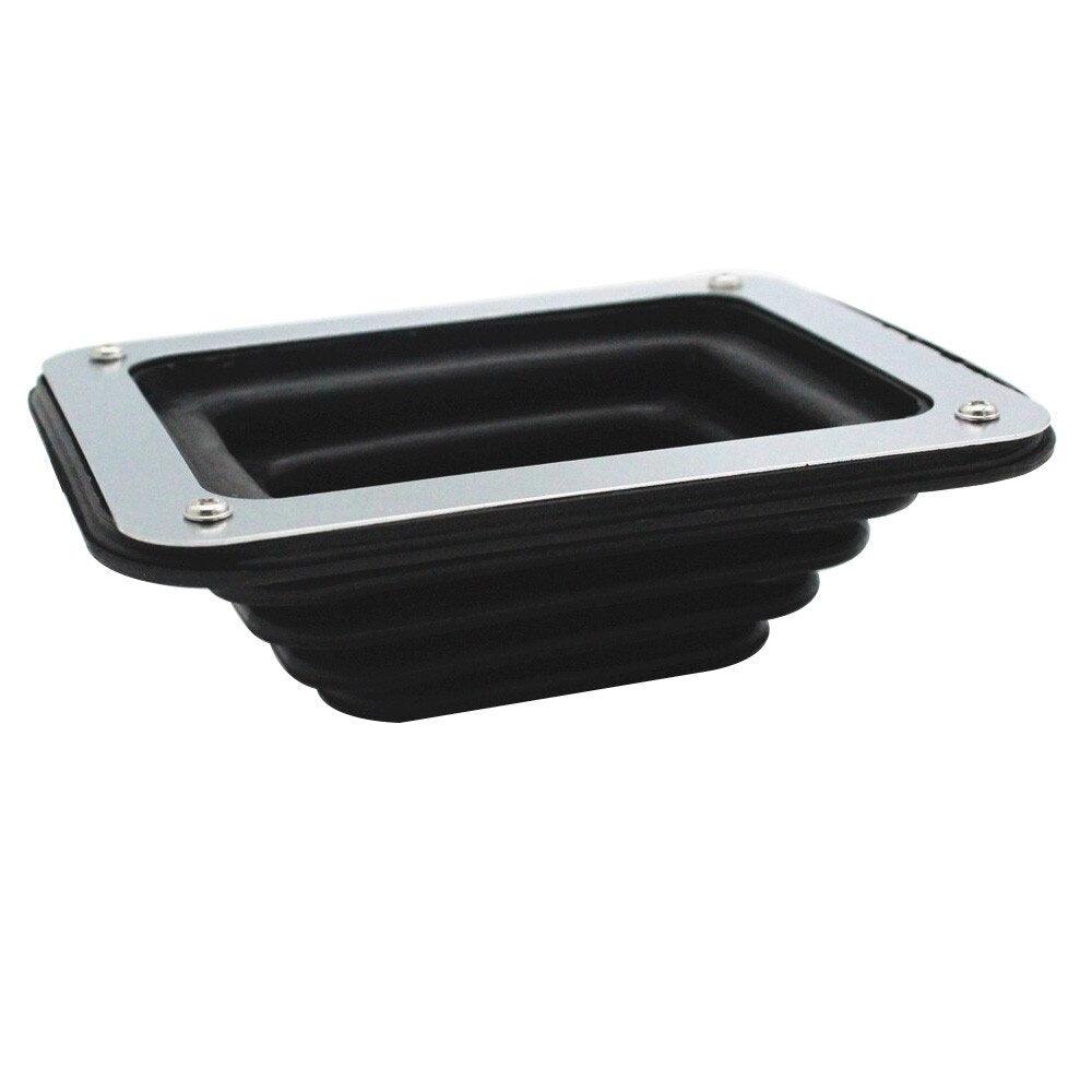 Rubber Shifter Boot With Chrome Plate 5 5/8 X 6 - ItemBear.com
