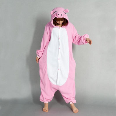 Sanderala Unisex Animal Adult White Chicken Onesies Pajama Sete Pyjama Cosplsy Costumes Cute Cosy Sleepwear Man & Women Homewear - ItemBear.com