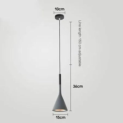 SANDYHA Modern Led Pendant Lights Black White Kitchen Fixtures Bedroom Table Dining Room Hanging Lamp Lampshade Home Chandelier - ItemBear.com