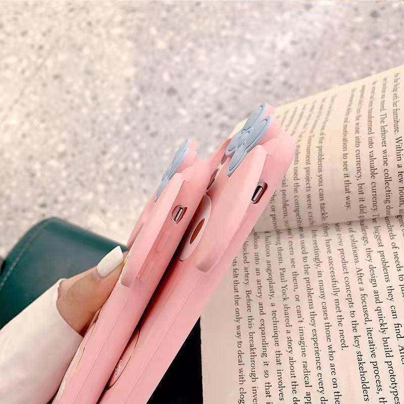 Shockproof Pink Phone Case with Lanyard For iPhones - ItemBear.com