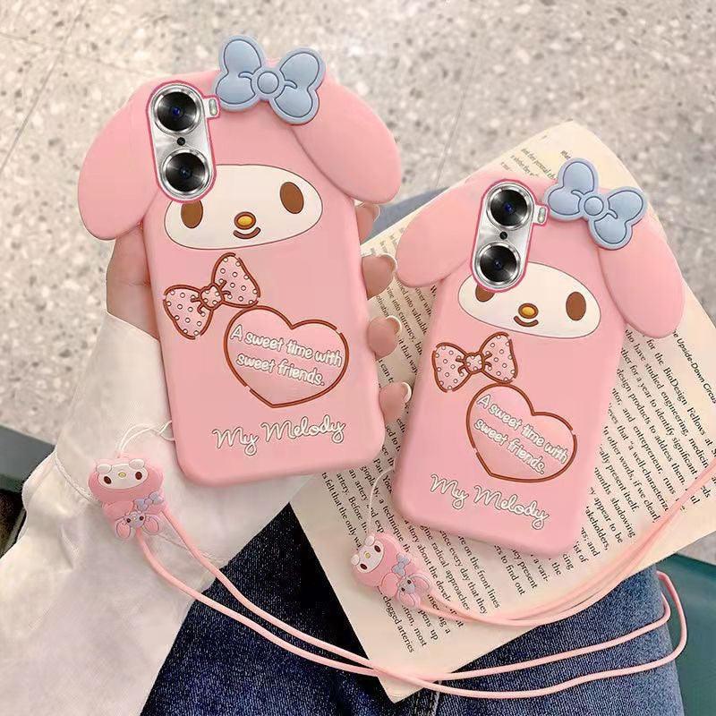 Shockproof Pink Phone Case with Lanyard For iPhones - ItemBear.com