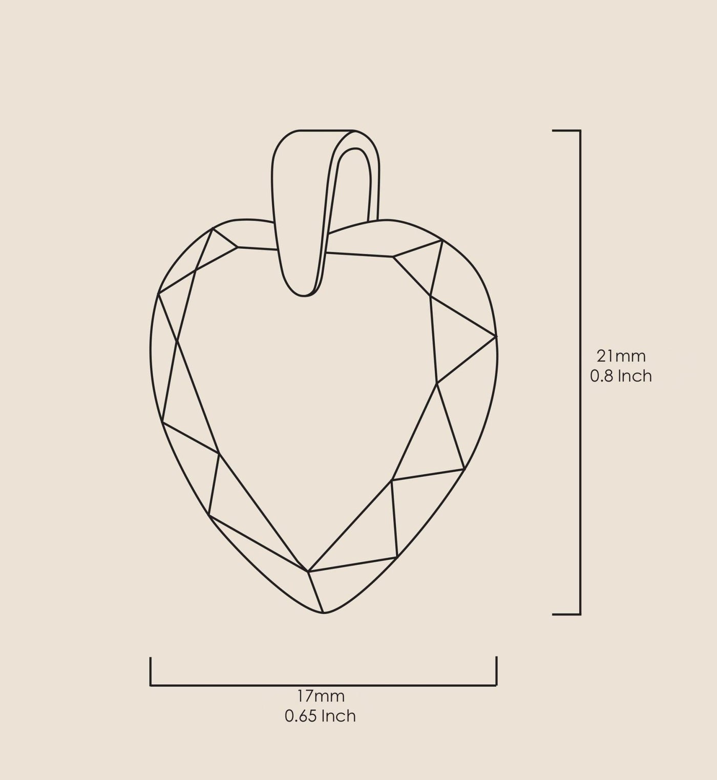 Silver Heart Necklace I Love You in 12 Languages 24k Gold Inscribed Cubic Zirconia - ItemBear.com