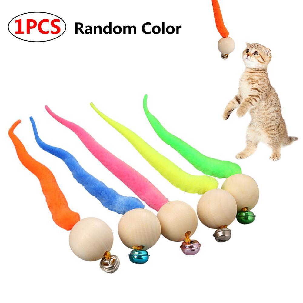 Smart Interactive Cat Toy Colorful LED Self Rotating Ball With Catnip Bell and Feather Toys USB Rechargeable Cat Kitten Ball Toy - ItemBear.com