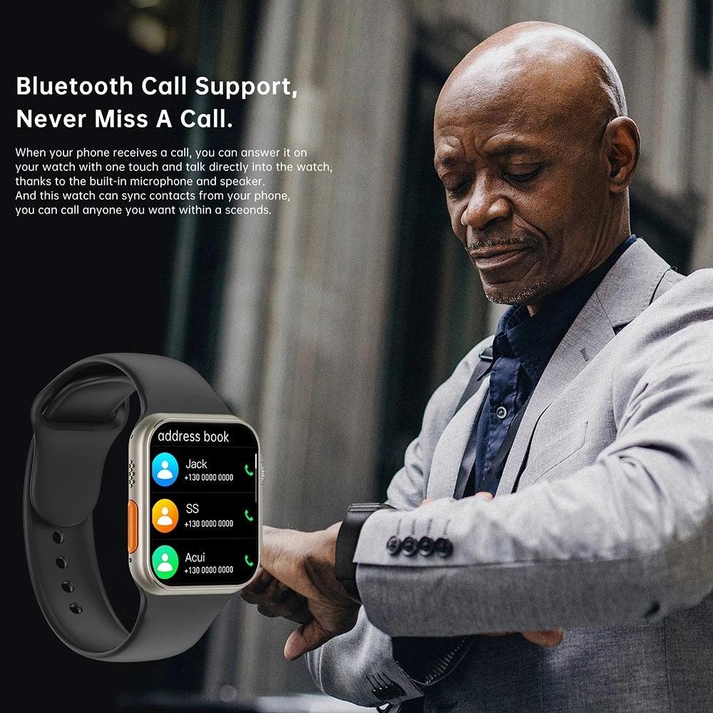 Smart Watch 8 Ultra For Apple Watch Ultra IWO Watch Ultra NFC Smartwatch Series 8 Bluetooth Call 2.0 Inch Wireless Fitness Watch - ItemBear.com