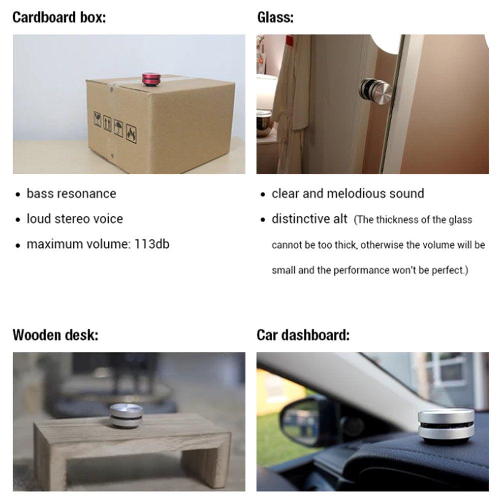 Sound Box Bone Conduction Sound Metal Box - ItemBear.com