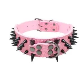 Spiked Studded Leather Collars - ItemBear.com