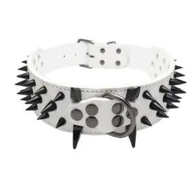 Spiked Studded Leather Collars - ItemBear.com