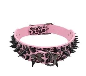 Spiked Studded Leather Collars - ItemBear.com