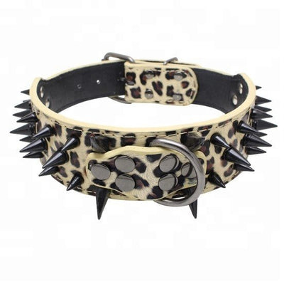 Spiked Studded Leather Collars - ItemBear.com